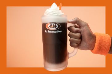 An A&W root beer float. 