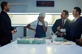 Season 3, Episode 2: Pictured (L-R) Ebon Moss-Bachrach as Richard "Richie" Jerimovich, Ayo Edebiri as Sydney Adamu, Matty Matheson as Neil Fak, Ricky Staffieri as Ted Fak.