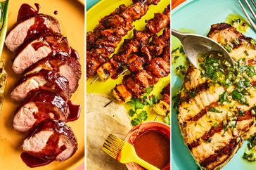 Different dishes that use marinades.