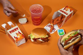 Items from Burger King's Fiery menu.