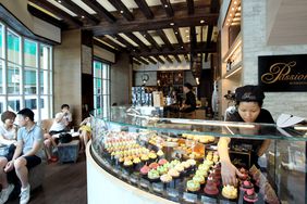 An interior view of Passion by Gerard Dubois bakery in Hong Kong