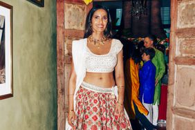 Padma Lakshmi in her New York apartment