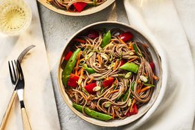 Soba Noodle Salad with Ginger-Scallion Dressing