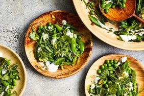 Spring Pea Chaat with Lemon Raita Recipe